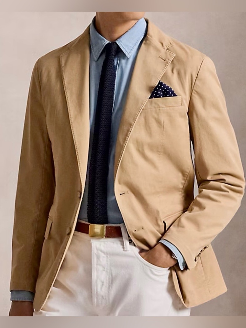 Brand New POLO Ralph Lauren Men's Medium Polo Stretch Jacket Blazer MSRP $298